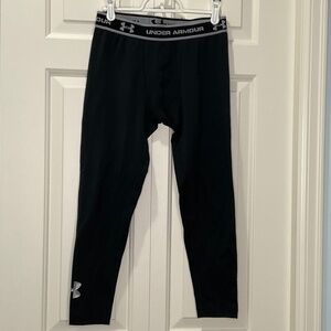 Under Armour Heat Gear Base Layer Leggings - Youth LG - EUC